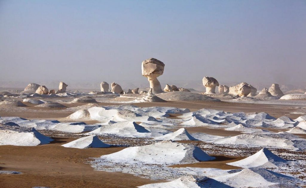 white desert