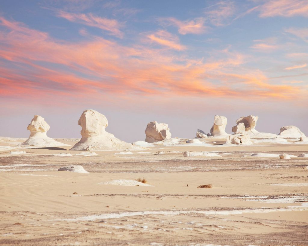 white desert